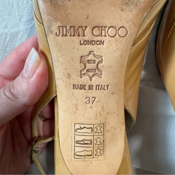 ❤️SOLD❤️ Jimmy Choo Patent Slingback Heels - Picture 8 of 9